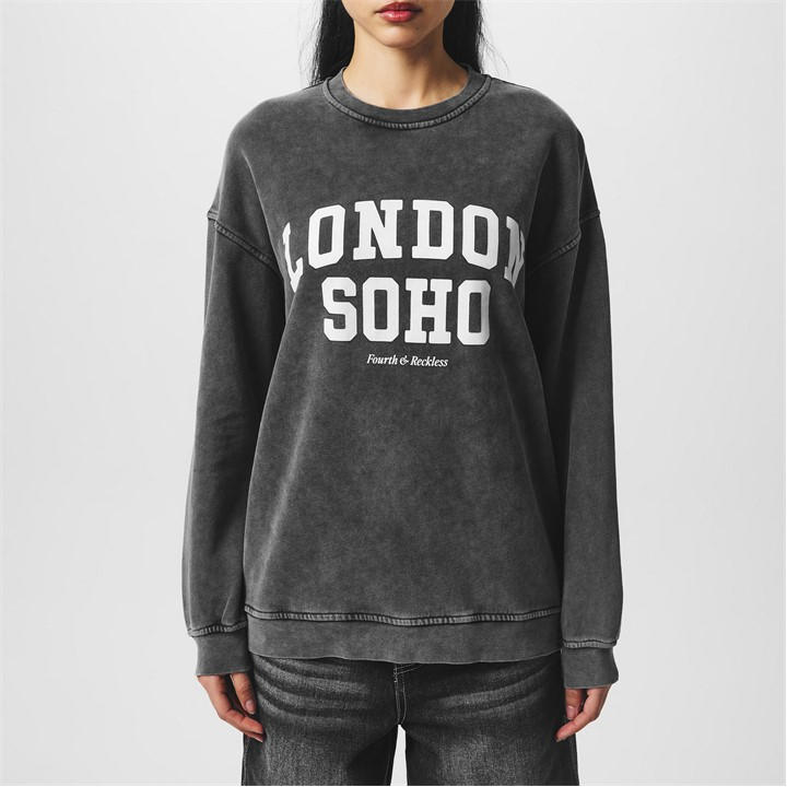 4TH & RECKLESS ONDON LONGLINE SWEATSHIRT