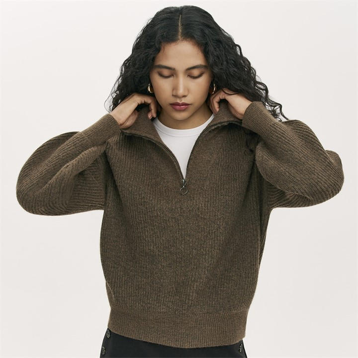 Finery Women's Beige Maddy Jumper Ld61