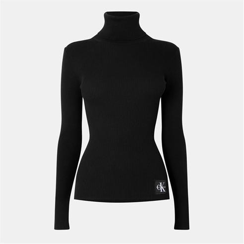 Calvin Klein Jeans - Women's Roll Neck Knitted Top
