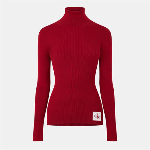Calvin Klein Jeans - Women's Roll Neck Knitted Top