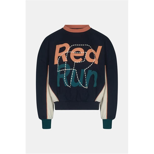 RED RUN - Crew Graphic Sweater