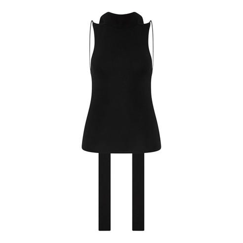 ST. AGNI - Women's Scarf Detailed Knitted Top