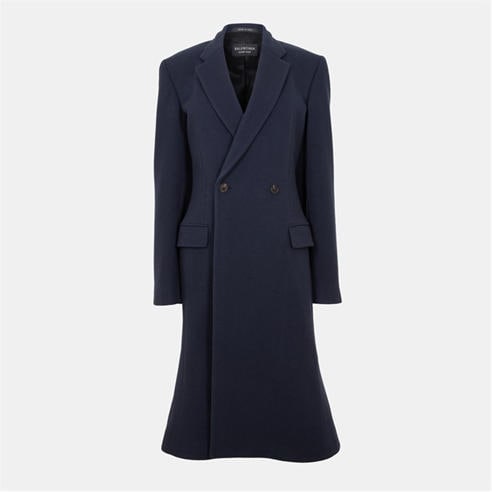 BALENCIAGA - Women's Bal Godet Tailored Fit Overcoat