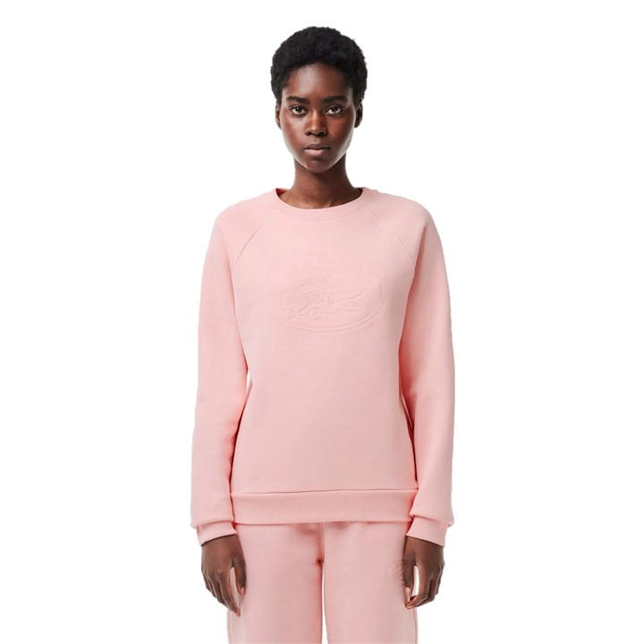 Lacoste Women's Pink Sf0852 Swtr Size 8