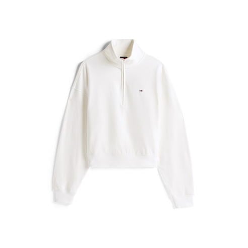 Tommy Jeans - Women's TJ Flag Quarter-Zip Fleece