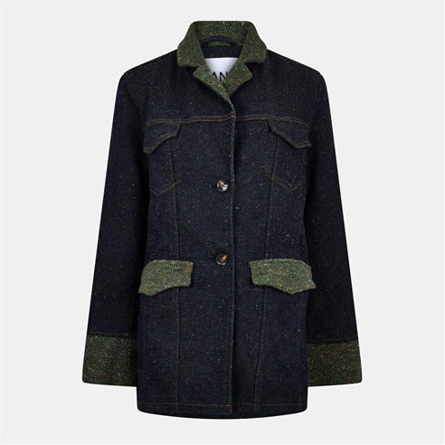 GANNI - Women's Twill Denim Jacket