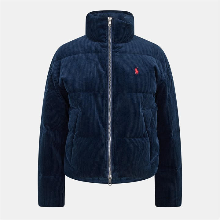 Polo Ralph Lauren Women's Blue Polo Sweater Puffer Ld54 Size 10