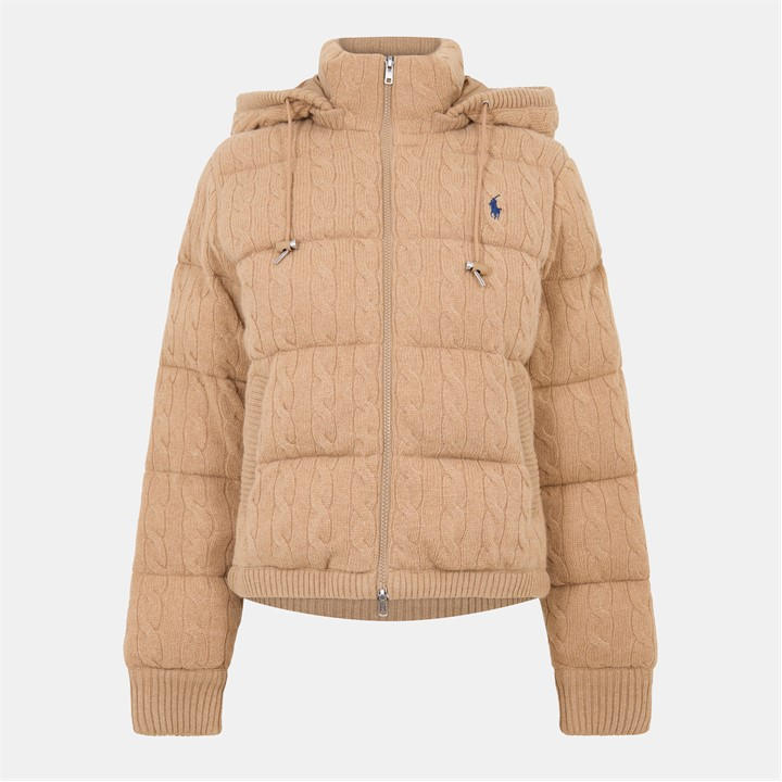 Walnut brown - POLO RALPH LAUREN - Women's Insulated Short Puffer Jacket