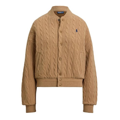 POLO RALPH LAUREN - Women's American Style Ribbed Trim Bomber Jacket
