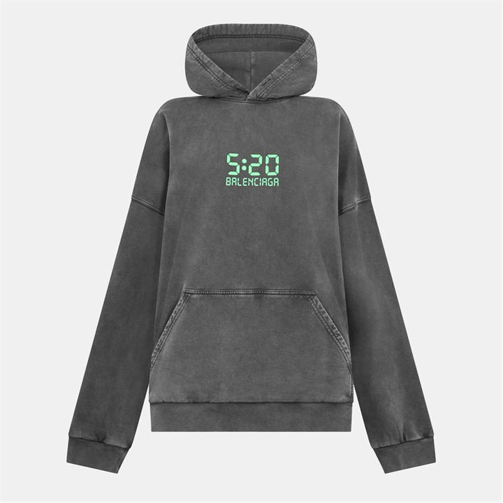White/Green - BALENCIAGA - Women's Over the Head Hoodie