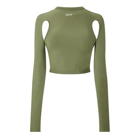 OFF WHITE - Women's Fine Knit Top
