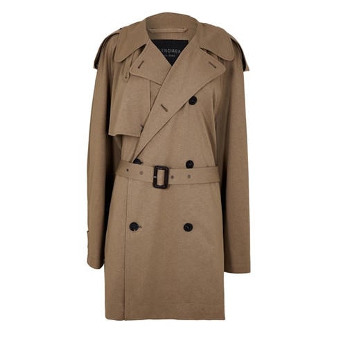 BALENCIAGA - Women's Bal Cropped Trench Coat