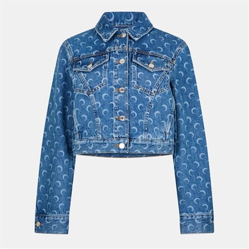 MARINE SERRE - Women's Moon Denim Jacket