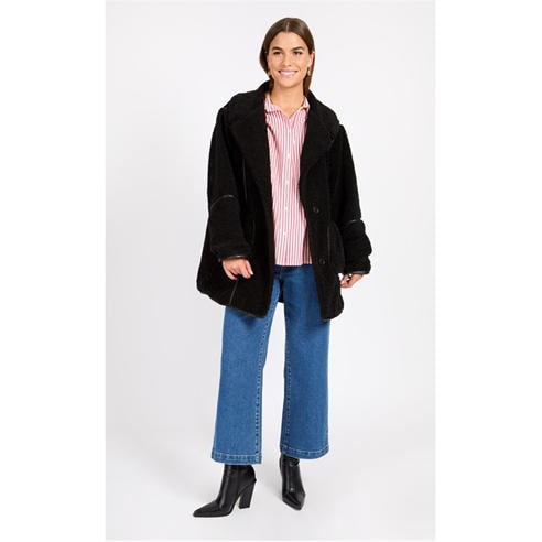 Little Mistress - Women's Textured Sherpa Jacket
