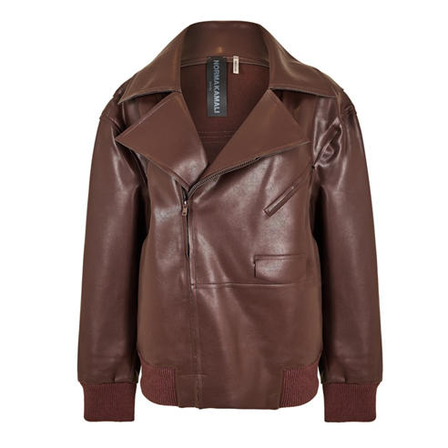 NORMA KAMALI - Women's Moto Bomber Jacket