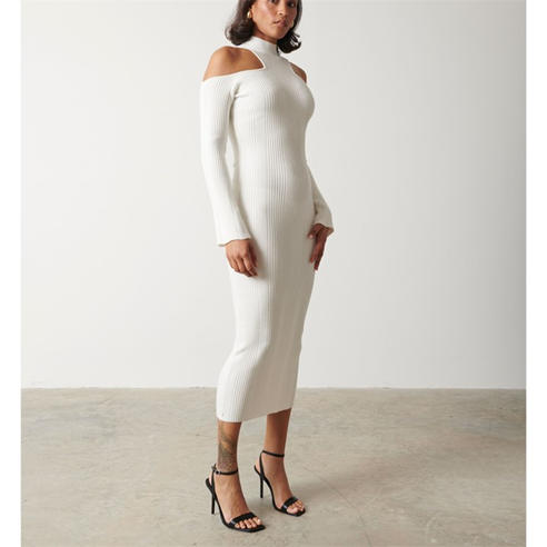 long cream jumper dress Women's Winter Warm Cable Knitted Jumper Dress Ladies Long Maxi Sweater Dresses