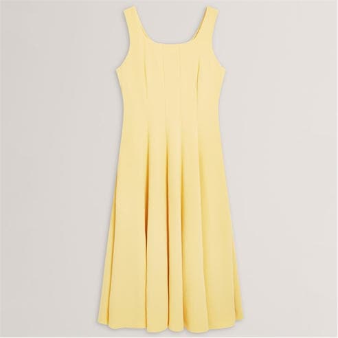 Ted Baker - Ted Baker Panelled Scoop Neck Sleeveless Midi Dress
