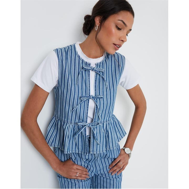 Threadbare Mumba Top In Blue