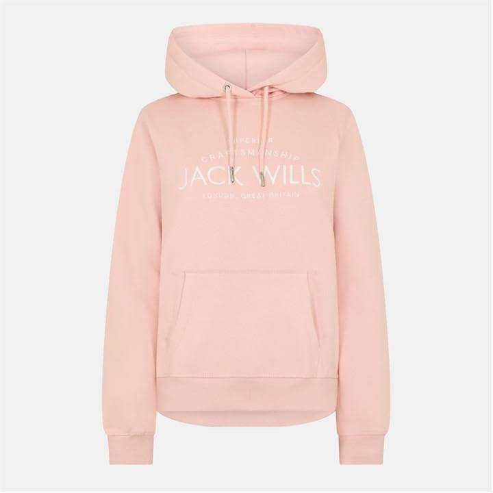JACK WILLS HUNSTON GRAPHIC LOGO HOODIE