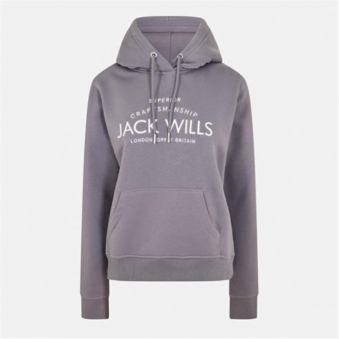 Jack Wills - Hunston Graphic Logo Hoodie