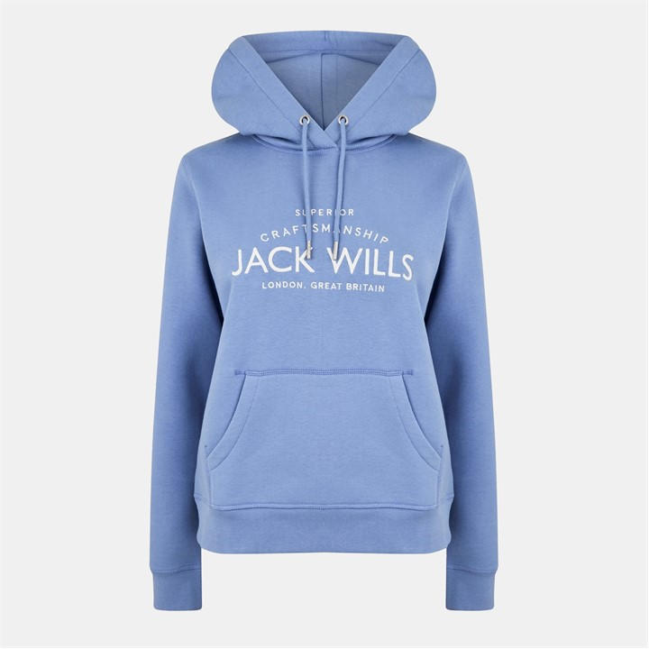 JACK WILLS HUNSTON GRAPHIC LOGO HOODIE