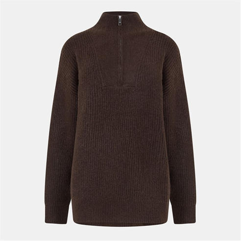 Jack Wills - High Neck Zip Knitted Jumper