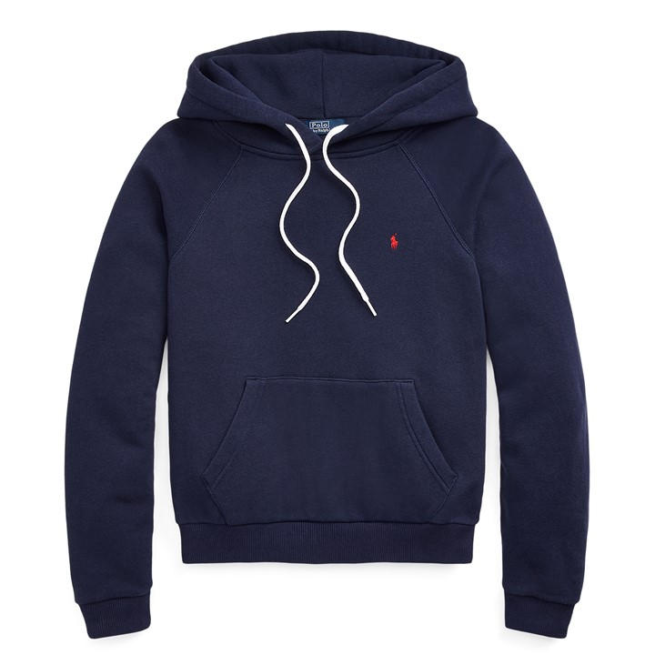 Ralph lauren navy hoodie yellow pony Clearance