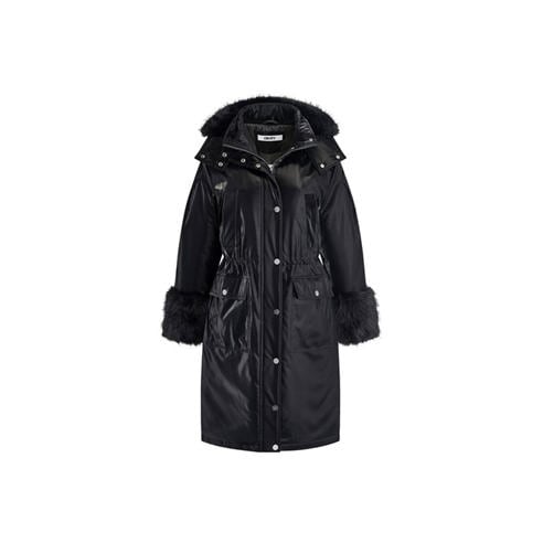 DKNY - Women's Sportswear Faux Fur Long Jacket