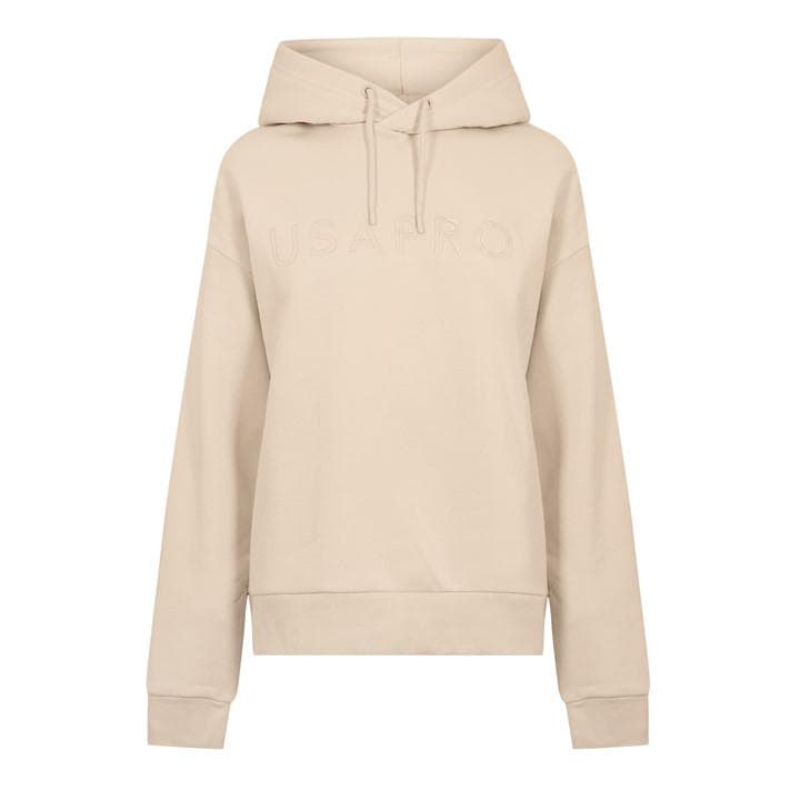 Usa Pro Women's White Classic Logo Hoodie