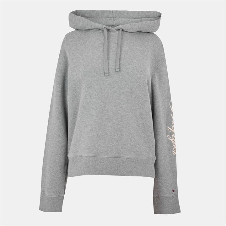 Tommy Hilfiger Women's Grey Tommy Script Trry Hd Ld54 Size 12
