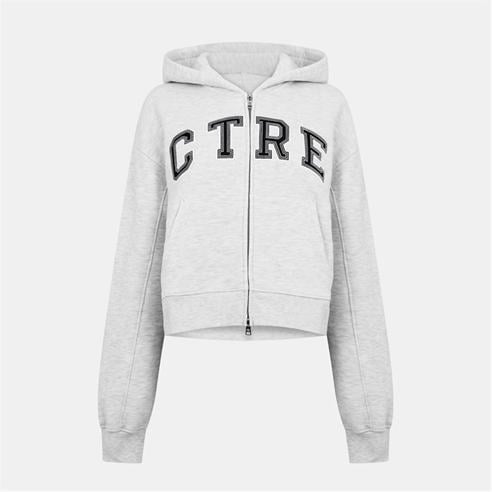 THE COUTURE CLUB - Womens CTRE Applique Zip Hoodie