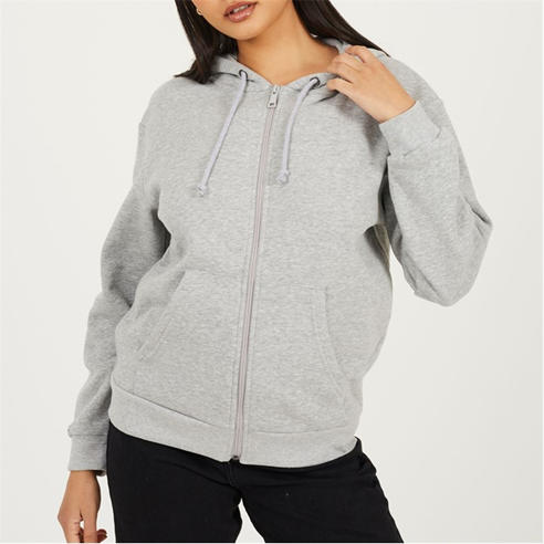 Brave Soul - BS Classic Zip Through Hoodie with Pockets