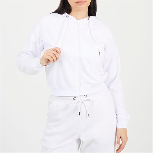 Brave Soul - Cropped Zip Through Hoodie with Pockets
