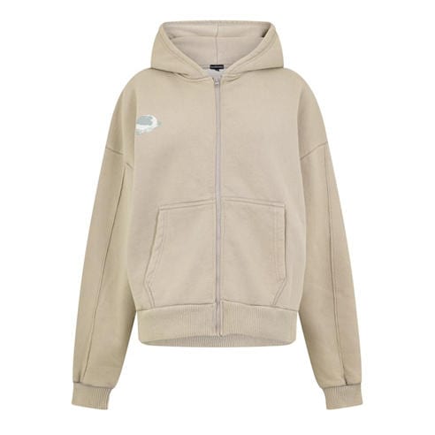 MARS THE LABEL - Women's Planet Mars Oversized-Fit Zip Hoodie