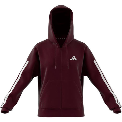 adidas - Essentials 3 Stripe Zip Track Hoodie Womens