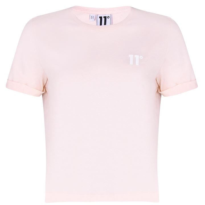 11 DEGREES CORE CROPPED T SHIRT