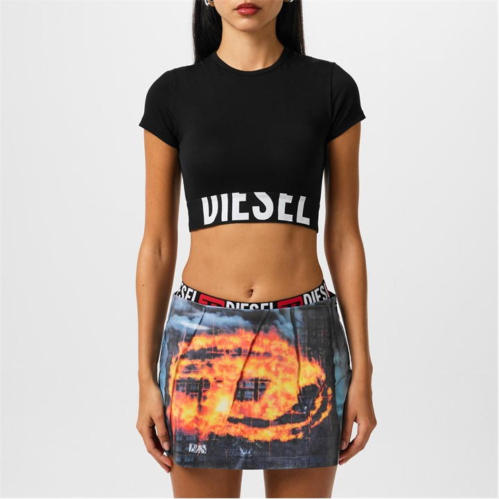 DIESEL CROPPED T-SHIRT