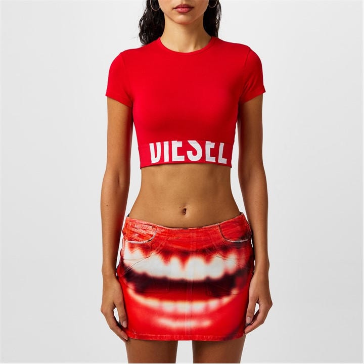 DIESEL CROPPED T-SHIRT