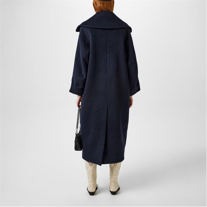 Sky Captain - GANNI - Long Wool Coat