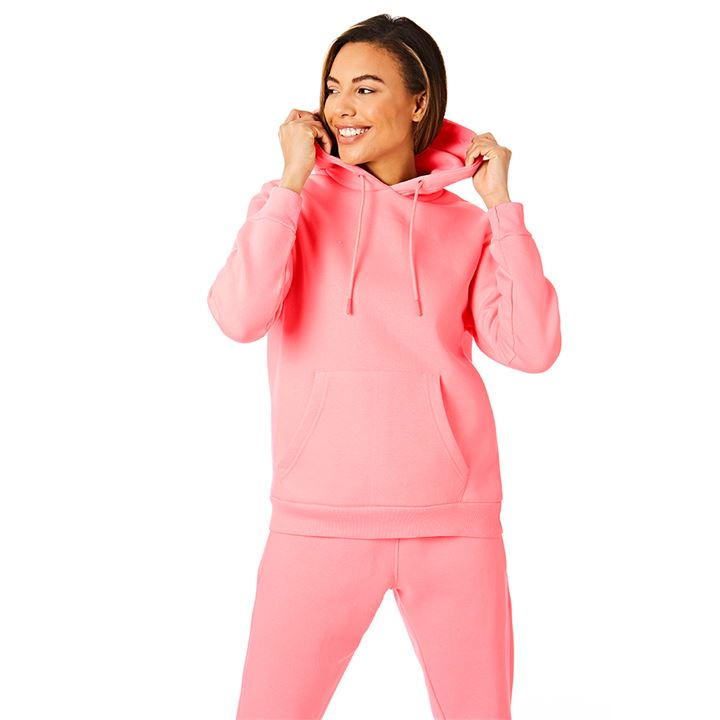 Pink - Light and Shade - Pullover Hoodie Hoodie Ladies