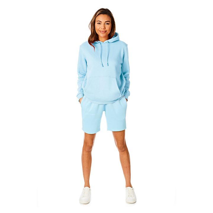 Aquamarine - Light and Shade - Pullover Hoodie Hoodie Ladies