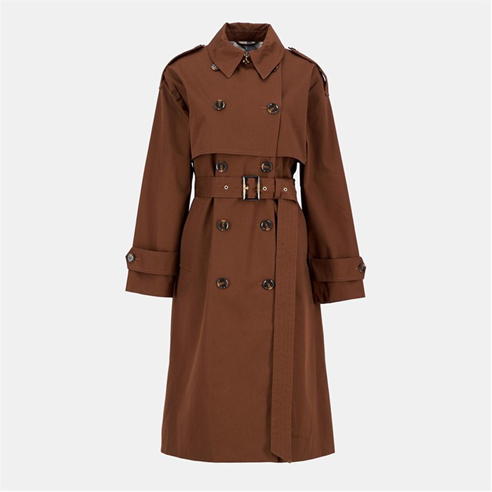 Barbour - Women's Aoife Showerproof Double-Breasted Long Sleeve Rain Anorak