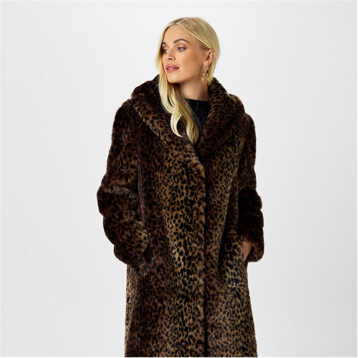 Biba Archive Faux Fur In Brown