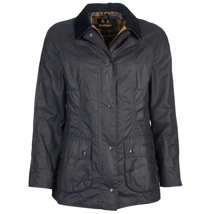 Barbour Women's Blue Beadnell® Wax Jacket Size 10