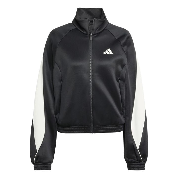Adidas Women's Black Tracksuit Top