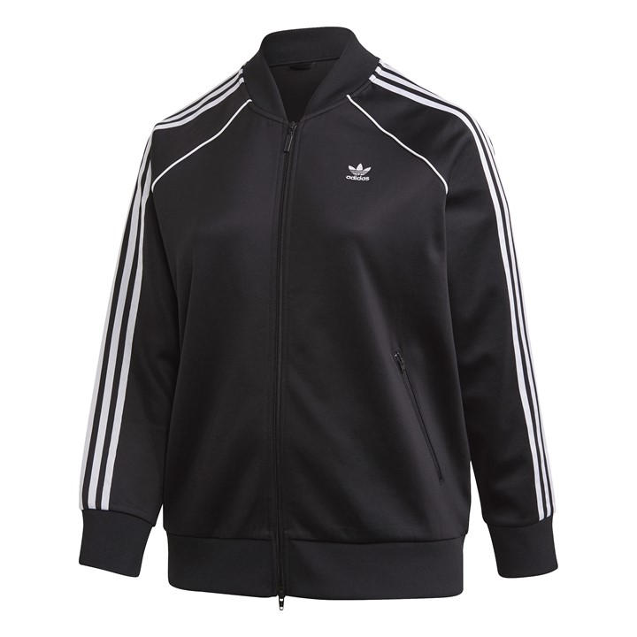 Adidas Originals Firebird Tt Pb Woman Sweatshirt Black Size 0 Recycled Polyester