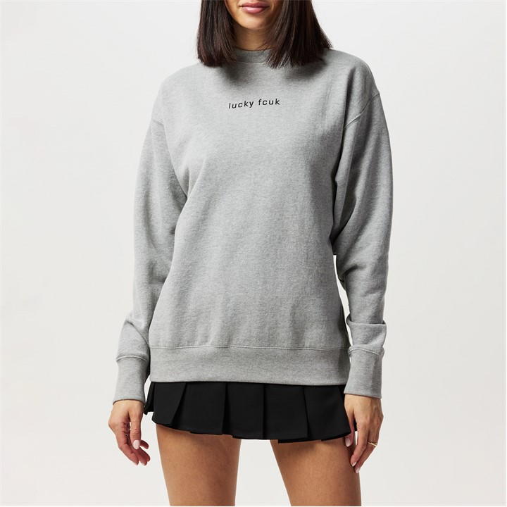 FCUK SLOGAN CREW SWEATSHIRT