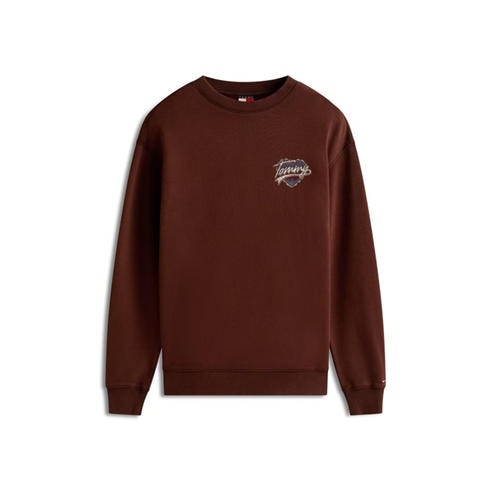 Tommy Jeans - Women's Heart Cotton Relaxed Fit Crew Sweatshirt