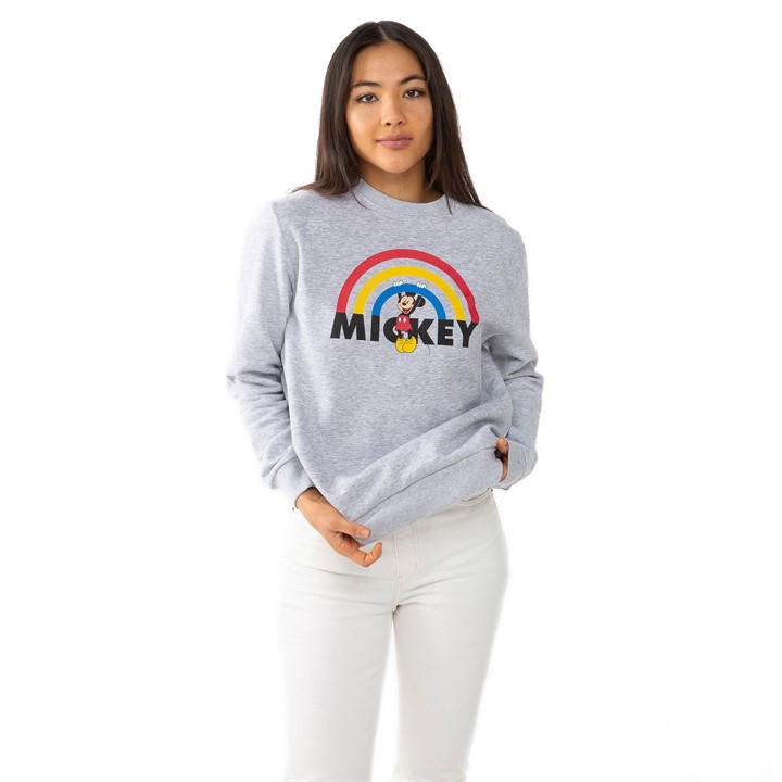 Disney Crew Jumper In Grey