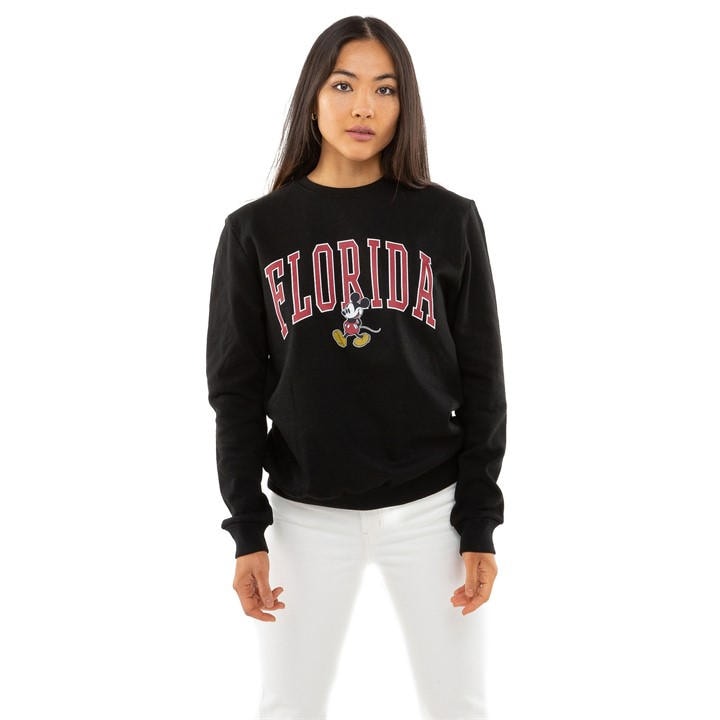 Disney Crew Jumper In Black
